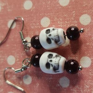 Skull earrings sp10